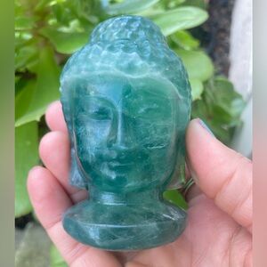 Flourite Buddha statue